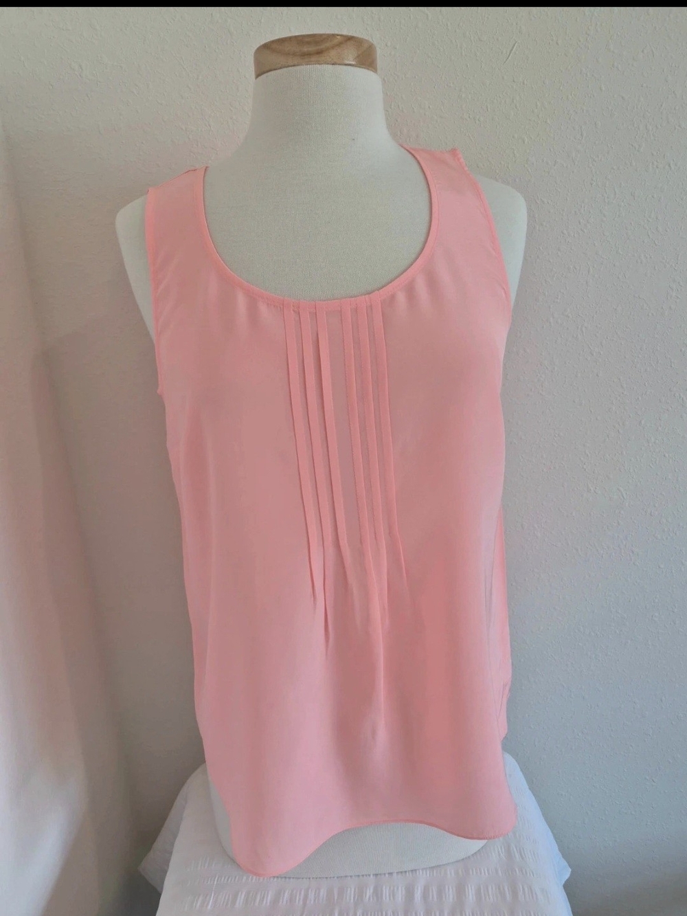 Lilly Pulitzer Pink Sleeveless Pintuck Camisole